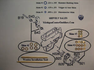 OUR ORIGINAL DELUXE RUGER 10/22 SHIM KIT
