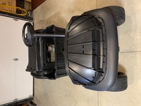 Custom Lifted Golf Cart with LED Lights