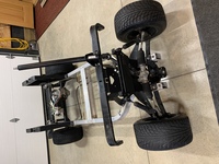 Custom Lifted Golf Cart with LED Lights