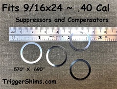 40 Cal Comp Shims