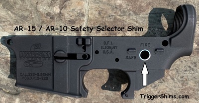 AR-15 Safety Selector Shim