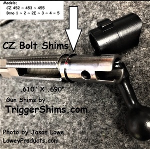 CZ / Brno Rimfire 455 Bolt ~ Click-to-Enlarge CZ / Brno Rimfire 455 Bolt