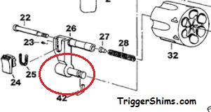 Dan Wesson Large Yoke Shim