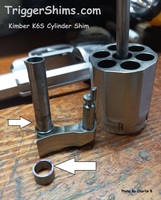 Kimber K6S Cylinder Shim ~ Click-to-Enlarge Kimber K6S Cylinder Shim