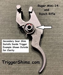 Mini-14 Sear Shims - Click to Enlarge Mini-14 Sear Shims