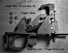Mini-14 Trigger Shims - Click to Enlarge Mini-14 Trigger Shims