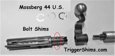 Mossberg 44 U.S. Bolt and Bolt Shims