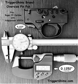 TriggerShims PC Carbine Hammer/Trigger Pin Kit ~ Click to Enlarge Item# RPCC-HTP