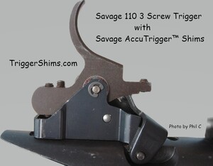 Savage 3 Screw Trigger Shim