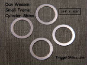 Dan Wesson Small Frame Revolver Cylinder Shims Dan Wesson Small Frame Revolver Cylinder Shims