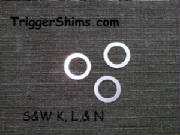 S&W K, L, N Cylinder Endshake Shims