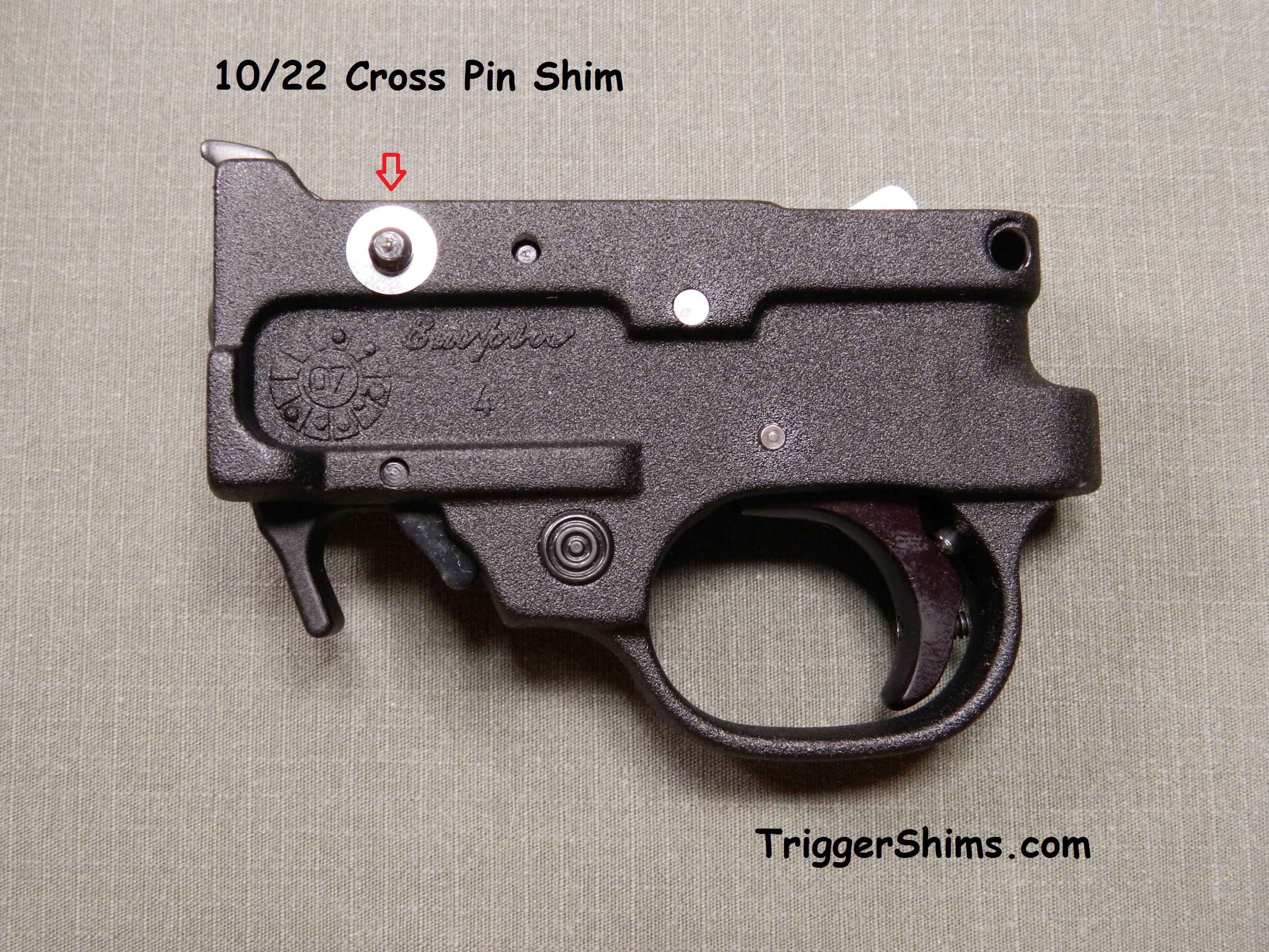 10/22 Cross Pin Shim