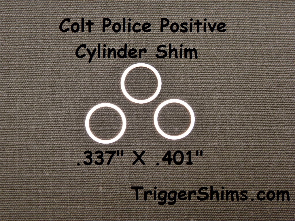 Colt Police Positive Cylinder Shim
